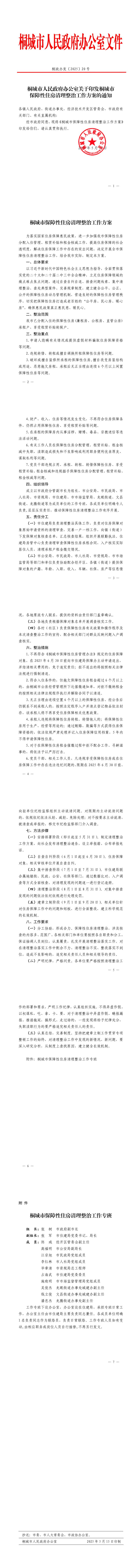 桐城市人民政府办公室关于印发桐城市保障性住房清理整治工作方案的通知(正式公文)[1](1).jpeg